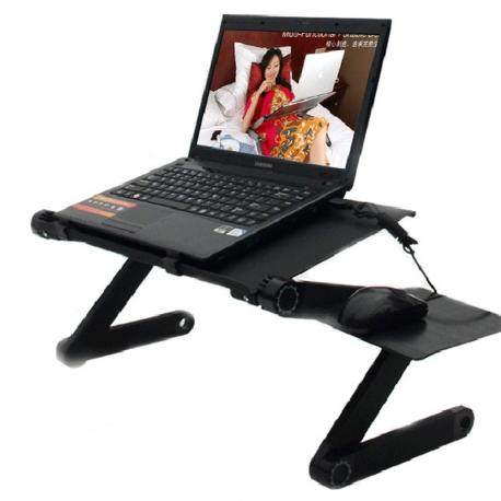 Складной стол для  ноутбука с двумя вентиляторами