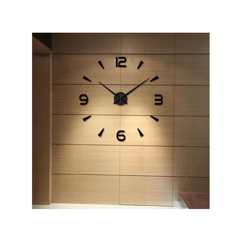 Часы встроенные в стену в интерьере