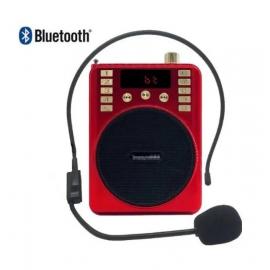 Усилитель голоса с беспроводным FM микрофоном + Bluetooth + Запись