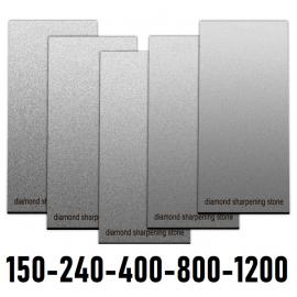 Алмазные бруски 150-240-400-800-1200 на резине 